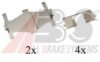 CARRAB BP 2268 Accessory Kit, disc brake pads